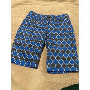 Chase54 Golf Shorts Bermuda Walking Shorts Blue And Gray Size 6